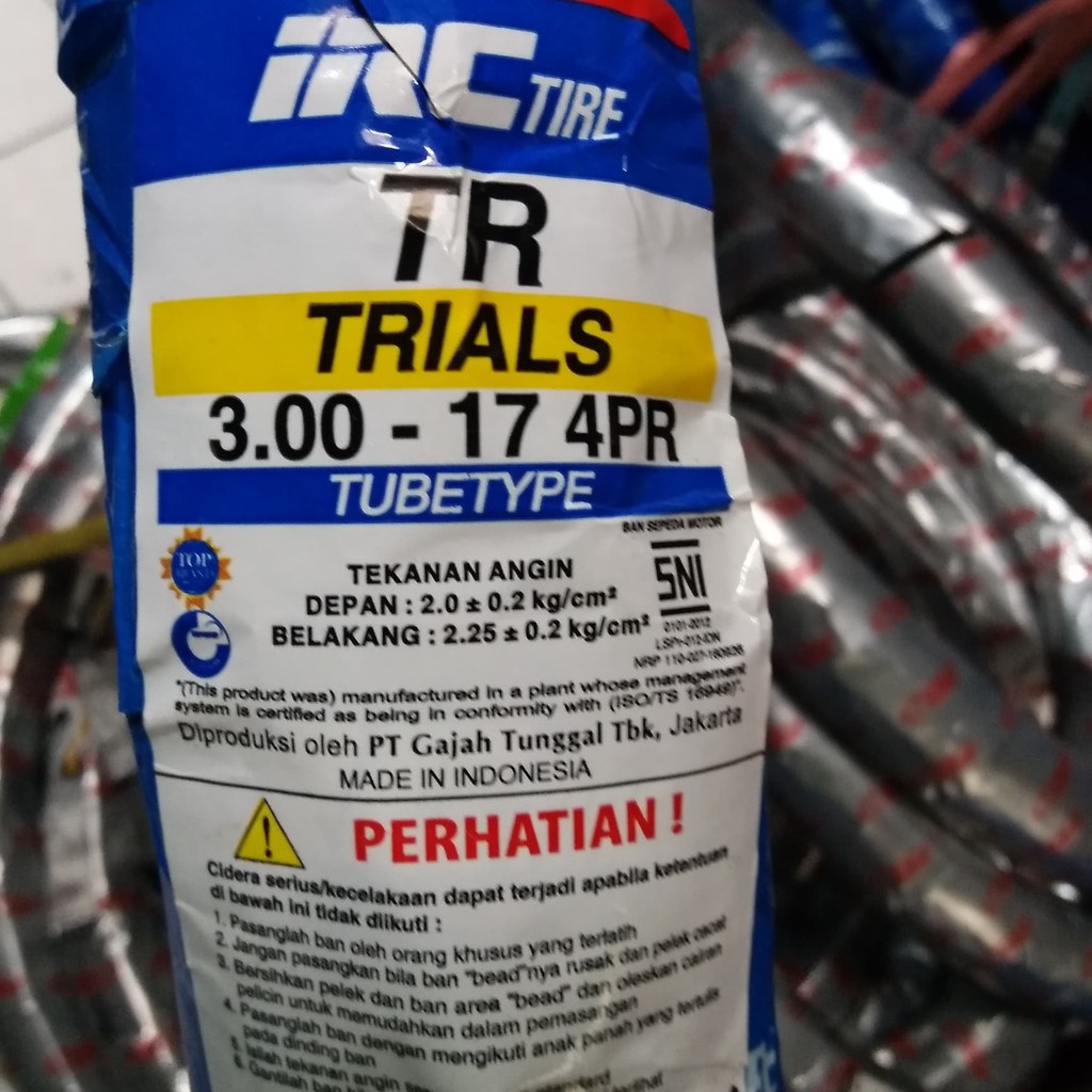 Jual Ban Luar 300/17 TR/IRC