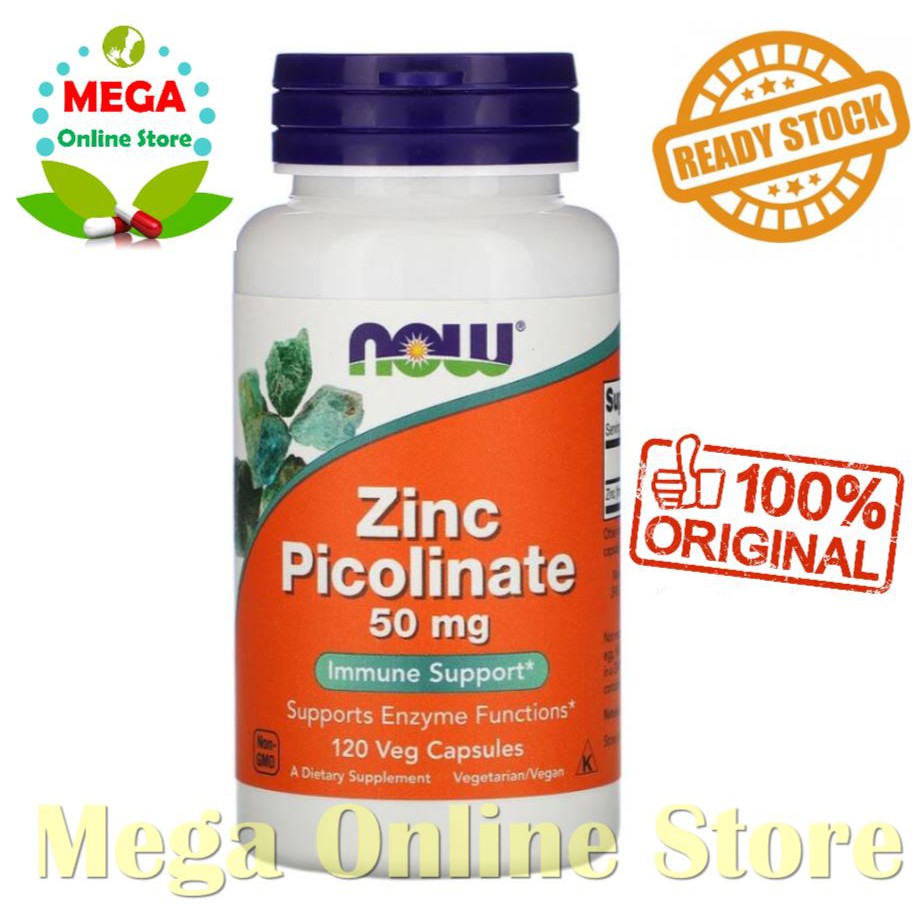 Now Foods Zinc Picolinate 50 mg