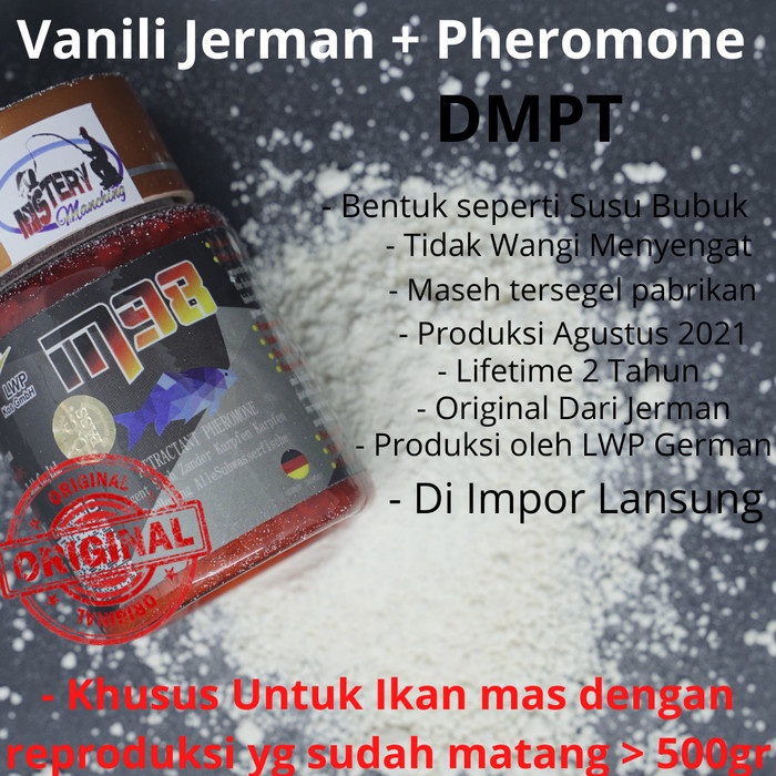 Essen Ikan Mas Gacor/ Pheromone Attractant/ Vanili Jerman /Dmpt/ 50Gr