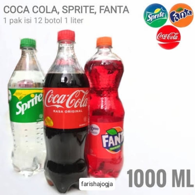 ✨ FSFF ✨ [instant] Sprite | Fanta | Cocacola 1L 1,5L