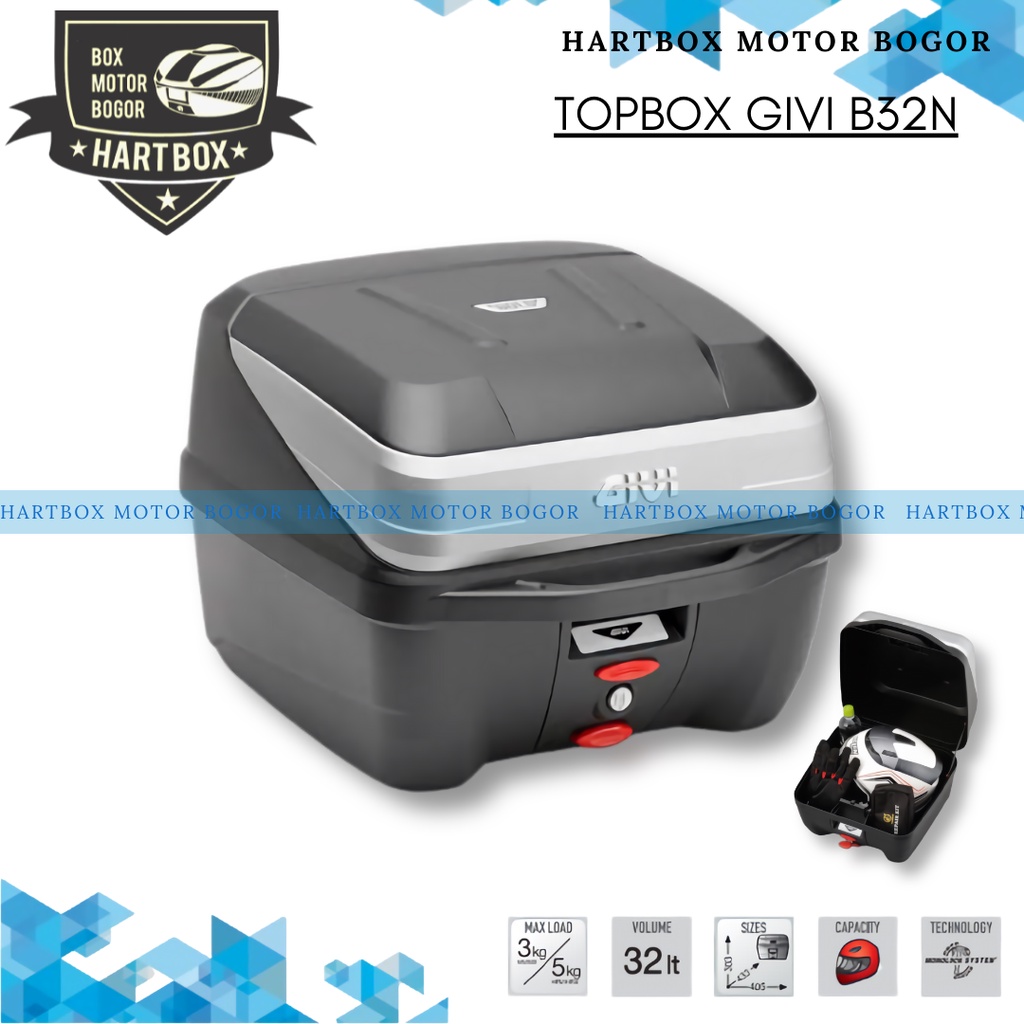 Box Motor Givi B32N Bold Box Givi B32 Box Motor Kotak | Pusat Box Motor Bogor