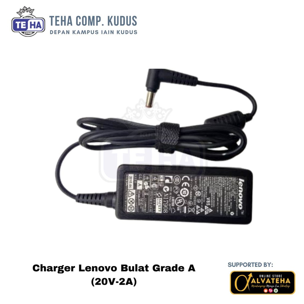 Jual Charger Laptop Lenovo Ideapad 20v 2a Bulat Adaptor Laptop Lenovo Ideapad 320 510 710