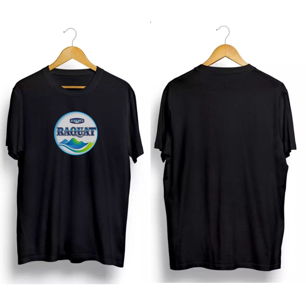 KAOS UNISEX RAQUAT PLESETAN AQUA