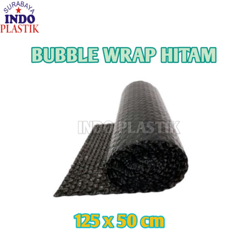 

BUBBLE WRAP HITAM ROLL GULUNG PLASTIK GELEMBUNG WRAPPING PENGAMAN