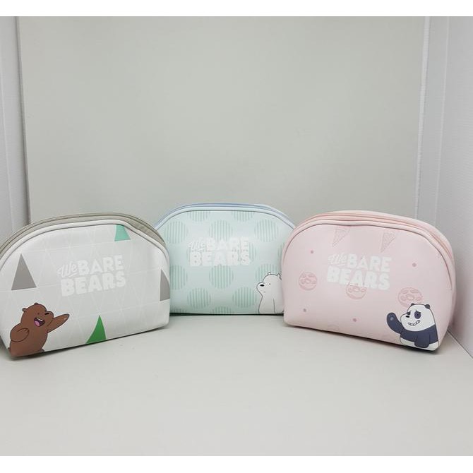 Dompet Tas Kosmetik Model Lucu We Bare Bears Original Miniso Cosmetic |ORIGINAL KUALITAS |HOTLIST |