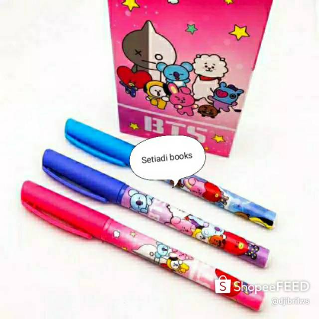 

Pulpen gel bts
