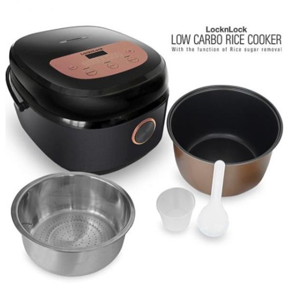 LOCK N LOCK Low Carbo Rice Cooker - Low Carb Ricecooker - Low Sugar