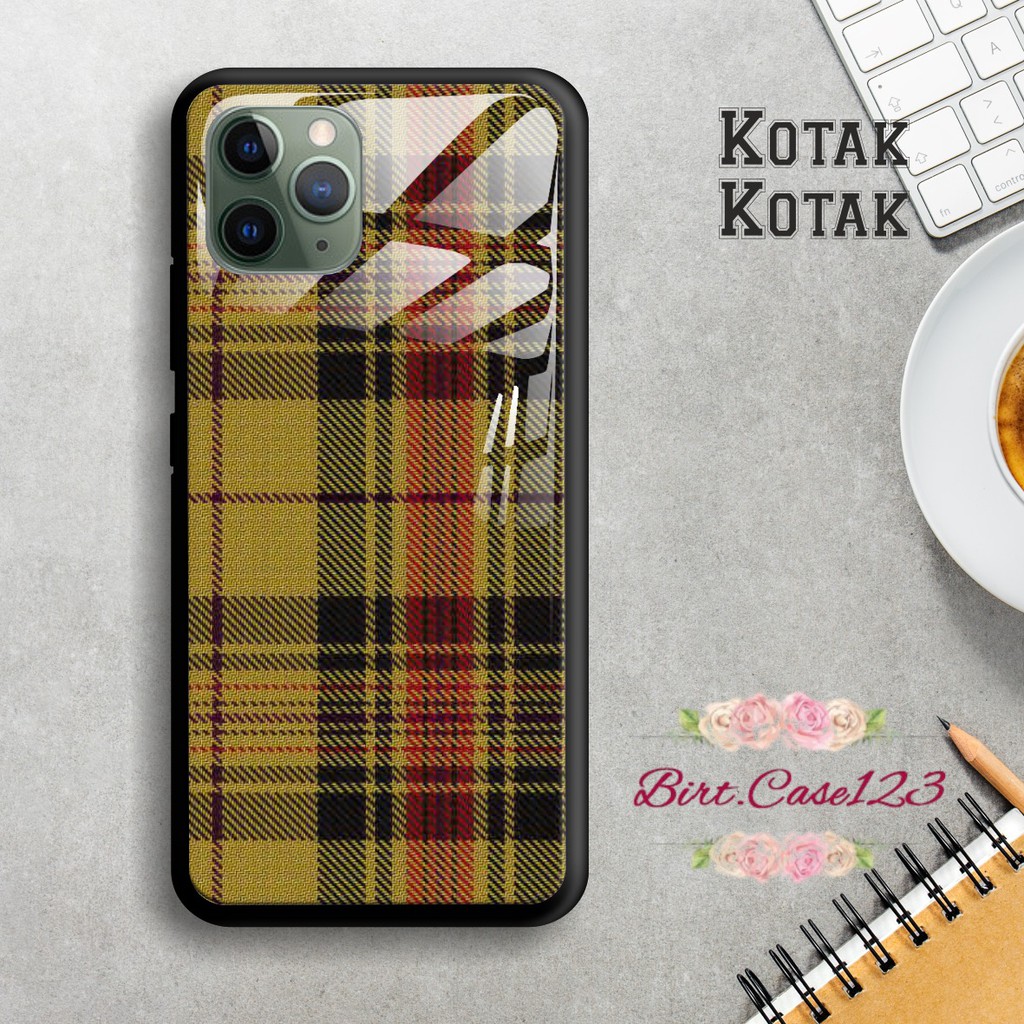 Back case glass KOTAK-KOTAK Oppo A3s A1k A5 A9 2020 A7 F9 A5s A31 A52 a53 A92 A37 A57 A59 A71 BC1447