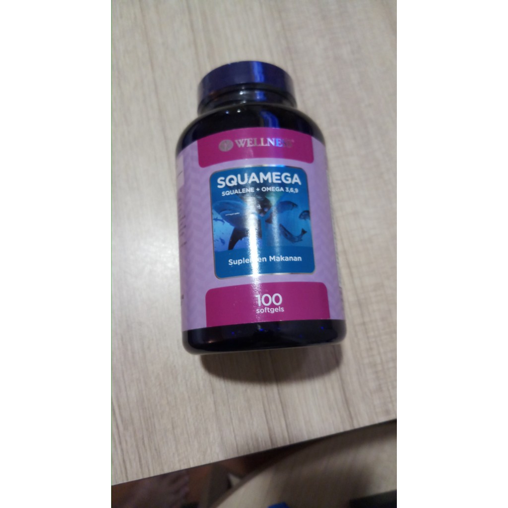vitamin jantung WELLNESS Squamega Squalene Omega 369 anti hipertensi kolesterol suplemen kesehatan