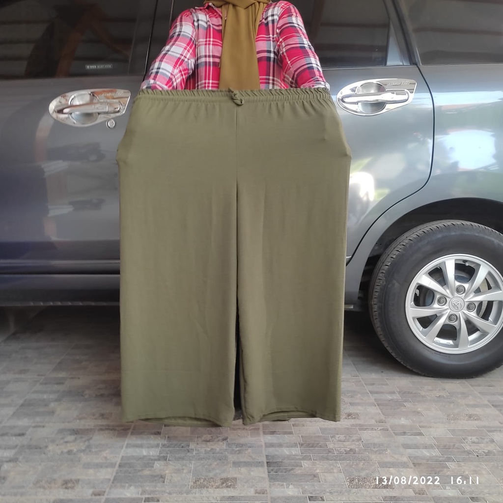 celana krinkel kulot panjang wanita casual airflow premium celana panjang casual XXL