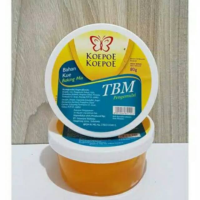 

Bahan Pengemulsi Kue / TBM 80 Gram