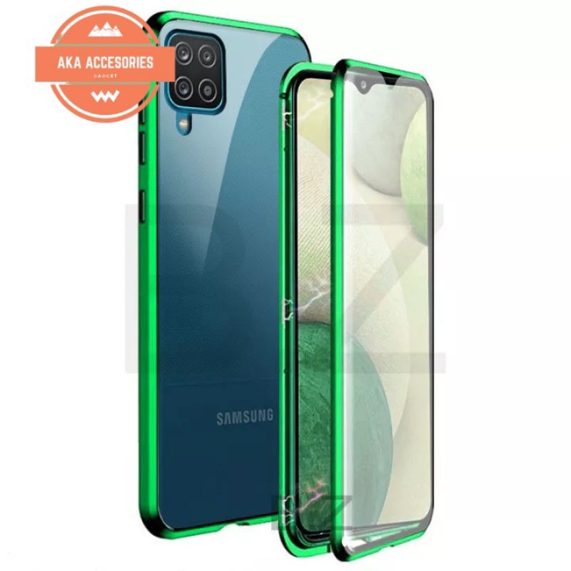 DOUBLE GLASS SAMSUNG NOTE 10 LITE 10LITE MAGNETIC MAGNET CASE KACA DEPAN BELAKANG