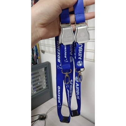 

Lanyard Boeing Printing Original Dengan SeatBelt
