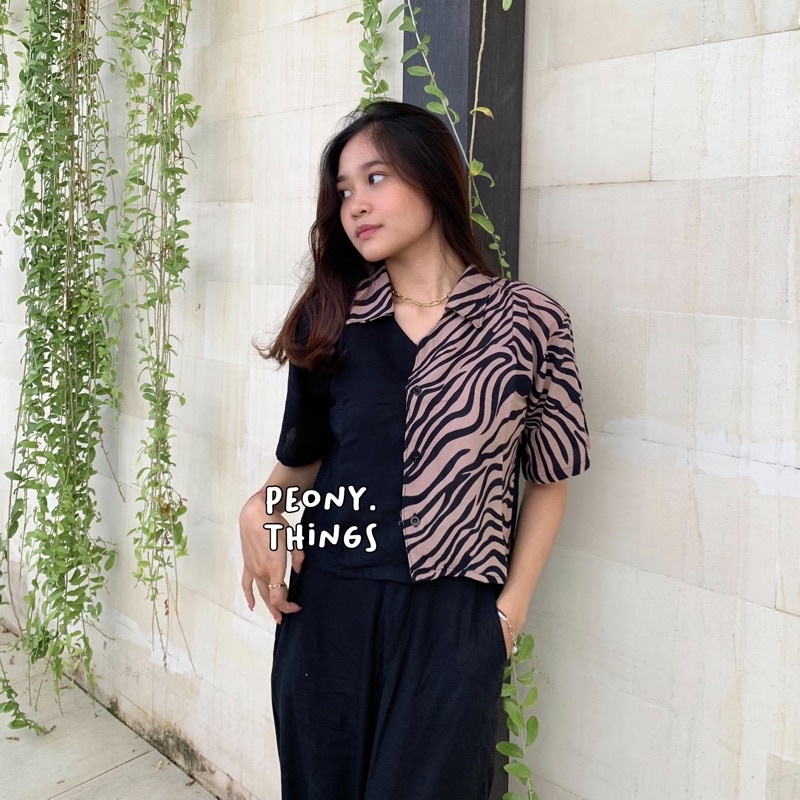 VS - KEMEJA TWO TONE // KEMEJA DUA WARNA ZEBRA