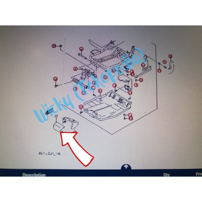 Perlengkapn Jok Mobil, Cover Tutup Jok Belakang Suzuki Swift Gl Sebelum 2007 Original Suzuki