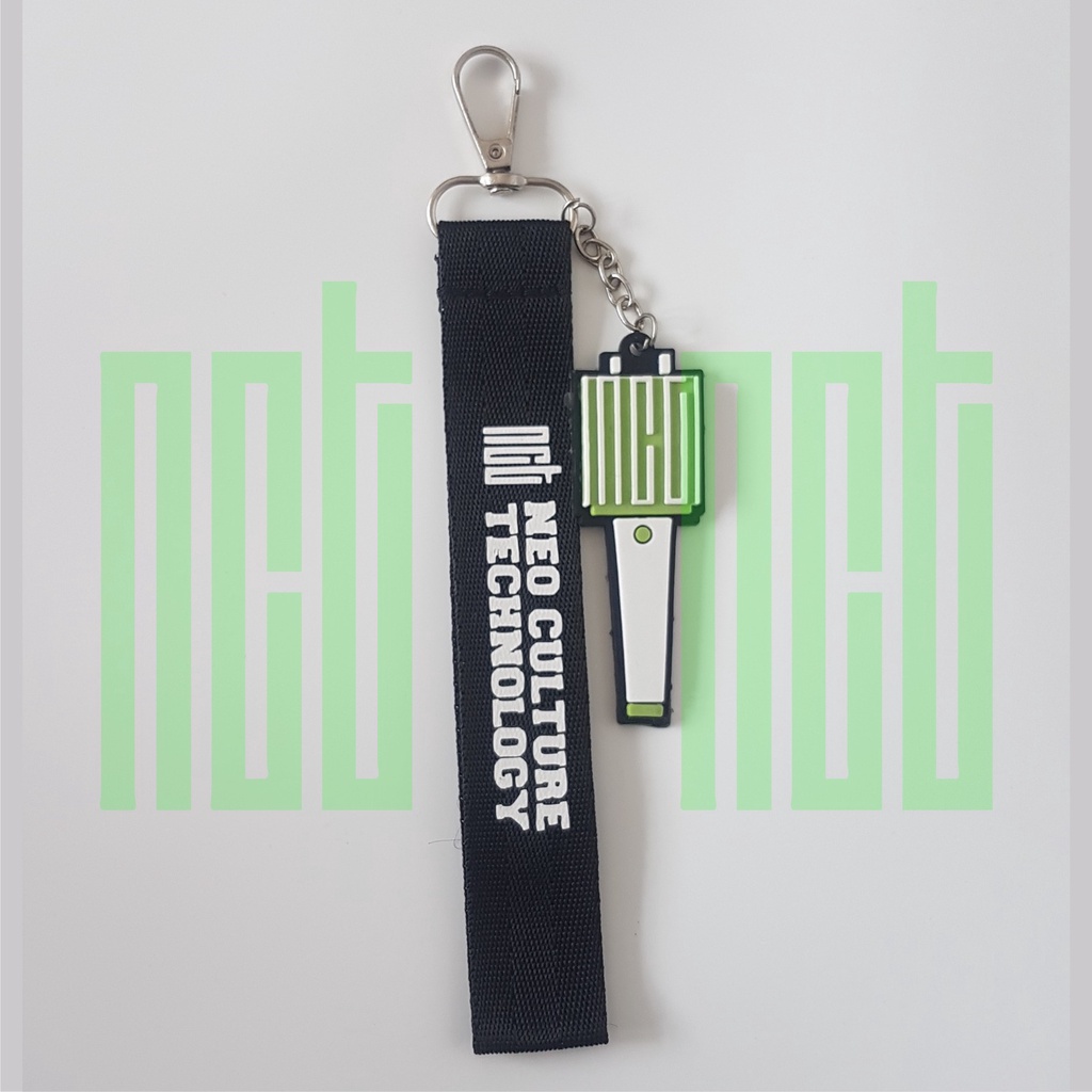 NCT DREAM KEYRING STRAP NAME KEYCHAIN NCT LIGHTSTICK LANYARD KPOP