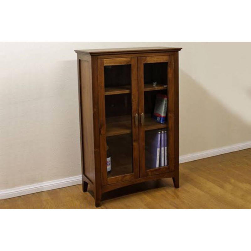 NAKAS PAJANG KLASIK JATI/LEMARI PAJANG JATI NATURAL