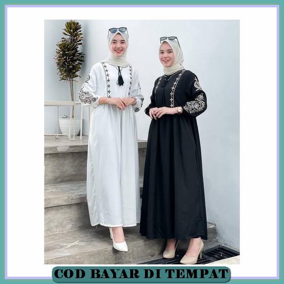 Gamis Ceruty Terlaris Dress Wanita Muslim Terbaru Gamis Remaja Terbaru Baju Wanita Termurah Gamis Ko