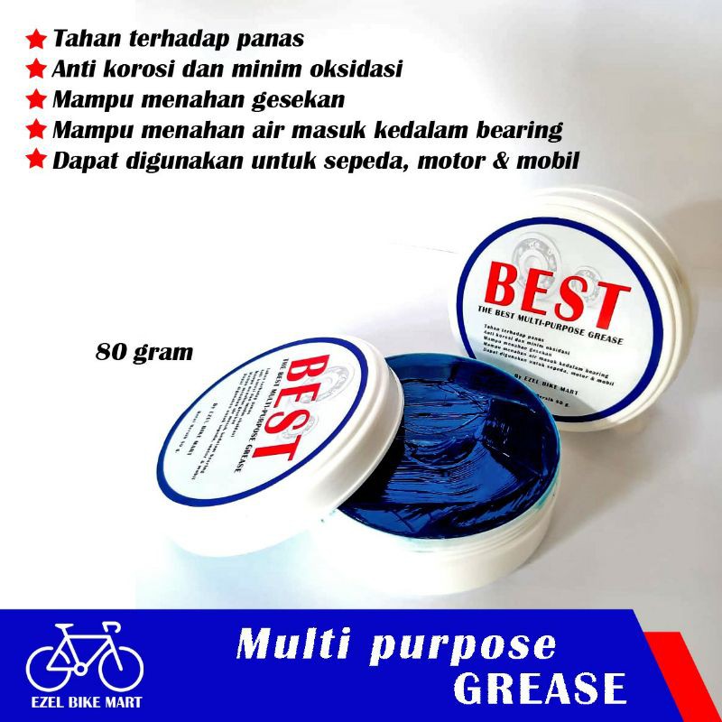Grease Sepeda BEST Grease Sepeda Warna Biru Gemuk Sepeda Stemped Sepeda Pelumas Sepeda