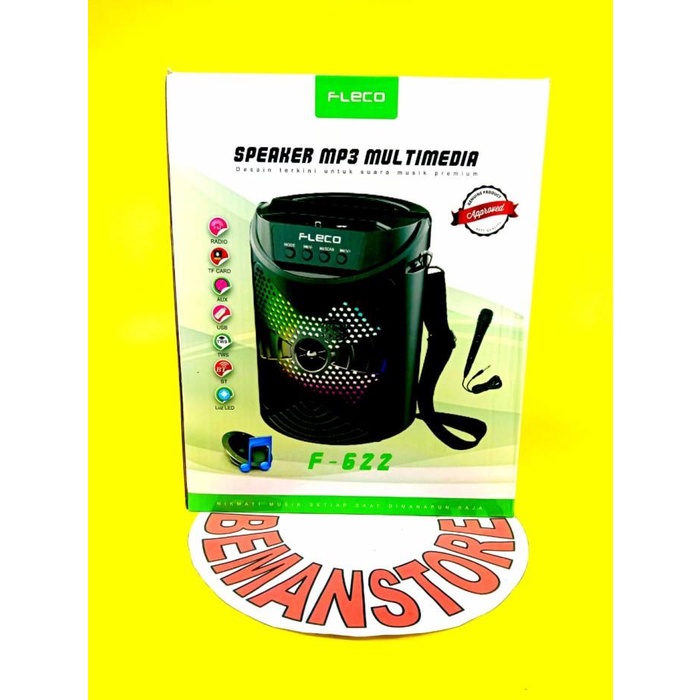 SPEAKER MP3 MULTIMEDIA FLECO F 622 FREE MICROPHONE