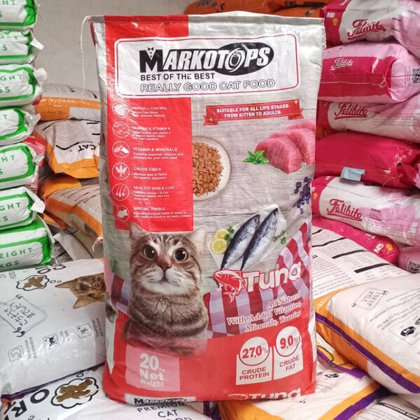 Markotop Tuna 20kg 20 kg Makanan Kucing Kering Dry Cat Food Markotops