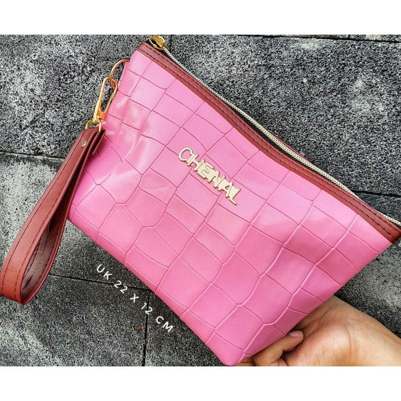 Pouch Kosmetik Croco Wanita Dompet Wanita Murah Tempat Makeup COD