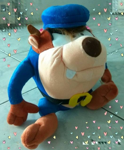 BONEKA TAZMANIA POLICEMAN/tazmania/tazmania devil/tazmania plush/tazmanian/tazmania boneka/boneka ka