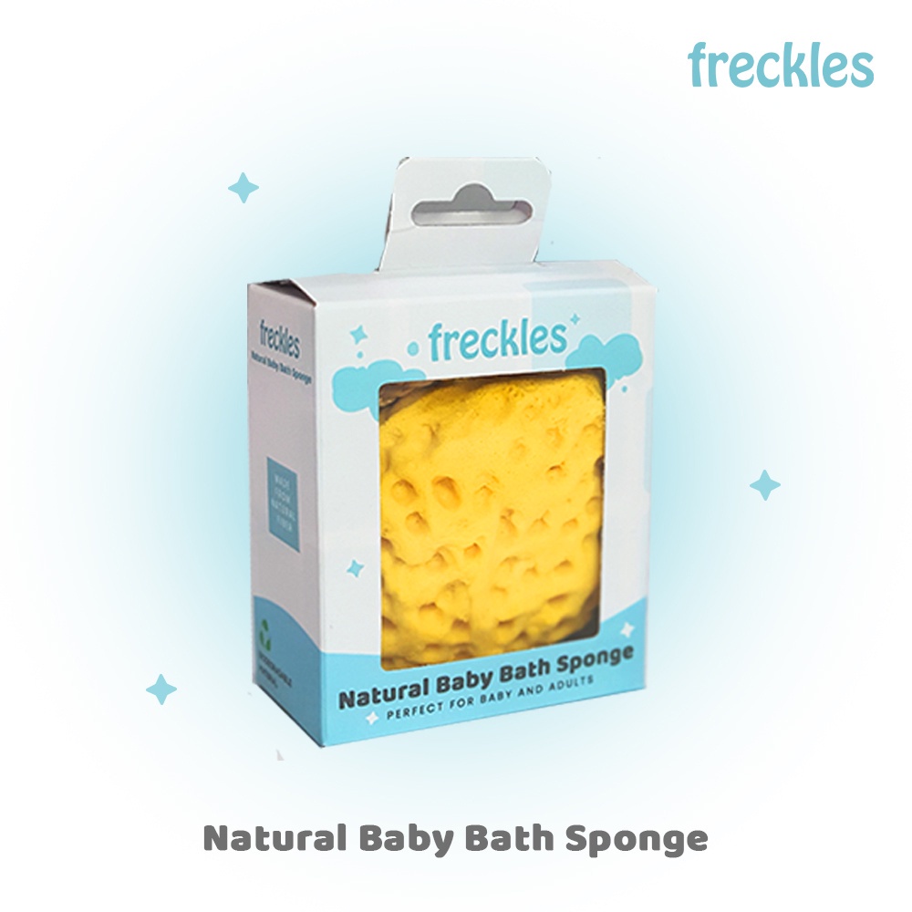 Freckles Natural Baby Bath Sponge Spons Mandi Bayi Anak dan Dewasa