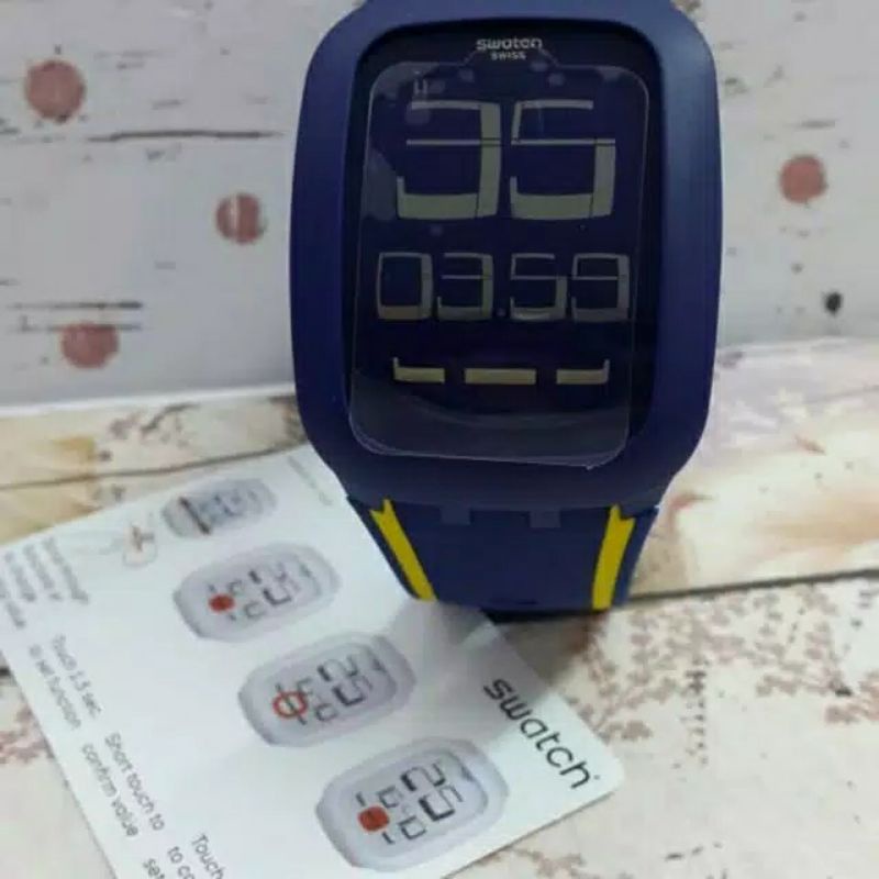 jam tangan swatch digital