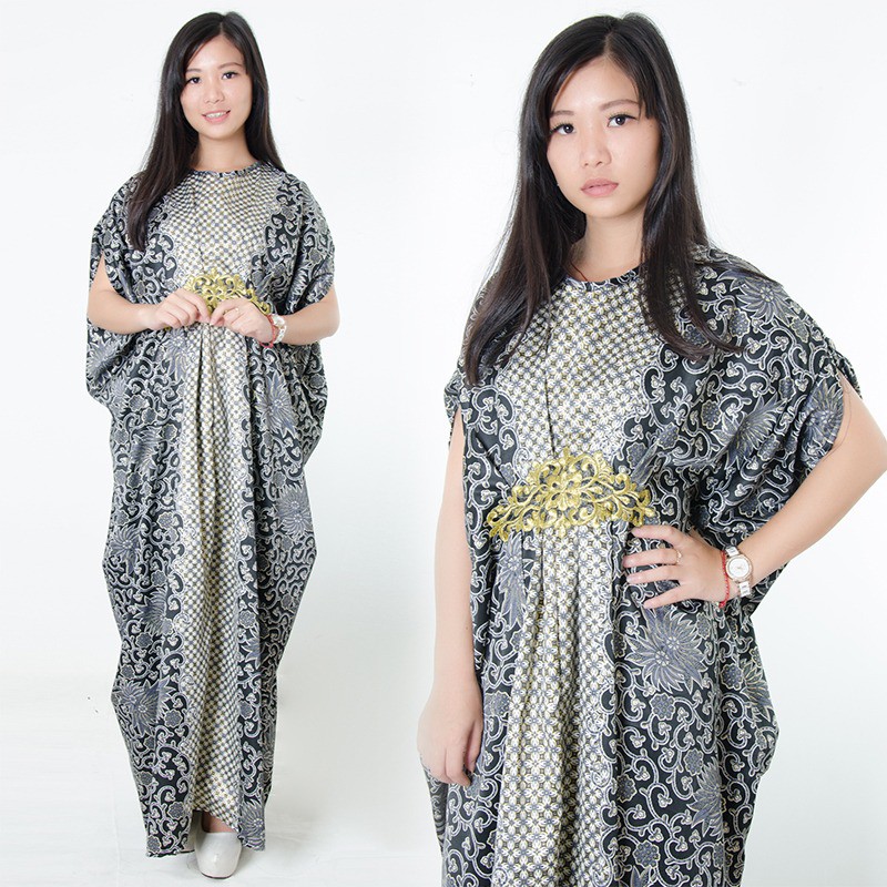 SB Collection Dress Maxi Gina Longdress Kaftan Gamis Jumbo Batik Wanita