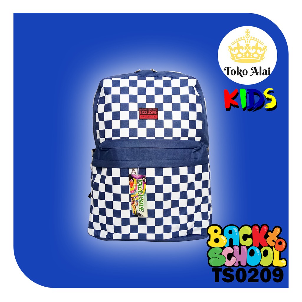 Tas Ransel anak sekolah pria wanita Tas anak sekolah SD Catur TS0209