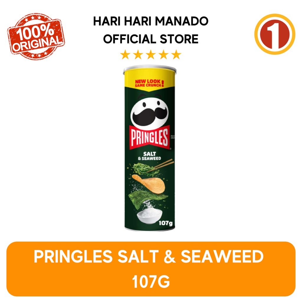 

PRINGLES SALT & SEAWEED 107G