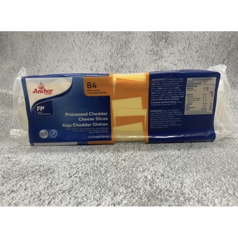 Anchor Red Cheddar Cheese 84 Sliced