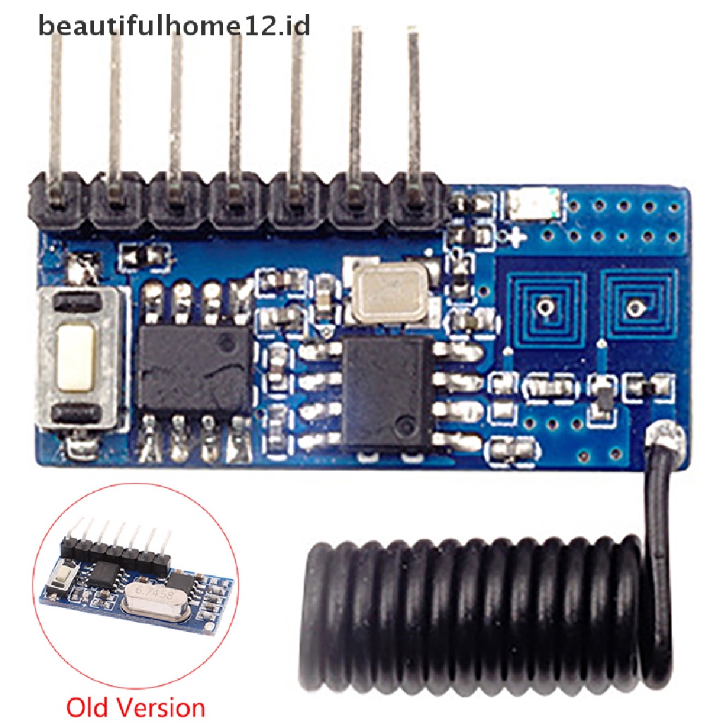 (Beautifulhome12.Id) 1pc Modul Decoder Receiver Rf 433mhz 4 Channel Untuk Encoding 1527