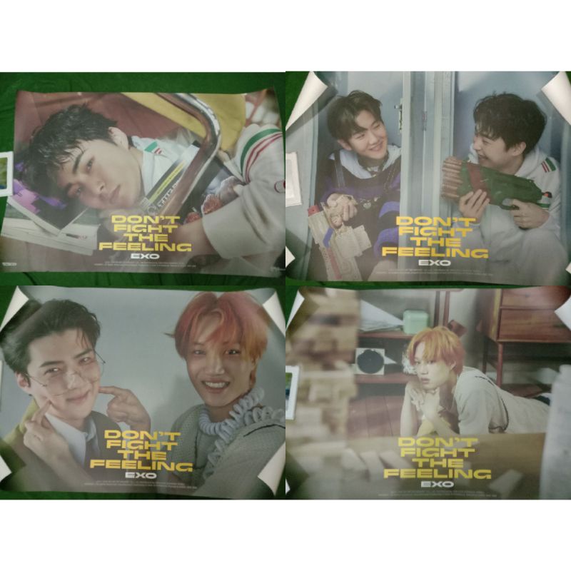 POSTER EXO EXPANSION BAEKHYUN XIUMIN KAI SEHUN CHANYEOL KYUNGSOO DREAMY MISTY