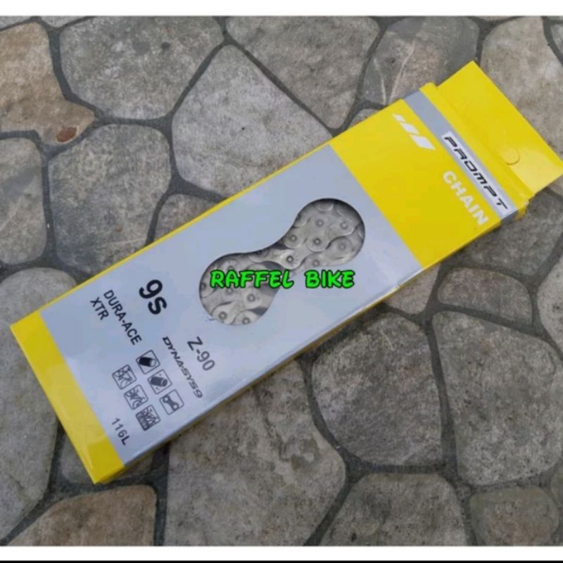 Termurah. Rantai Prompt 9 speed. Rantai 9 speed