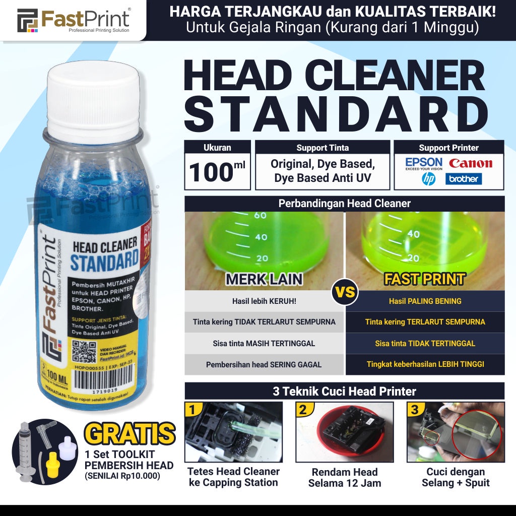 Head Cleaner Standart Fast Print 100 ML