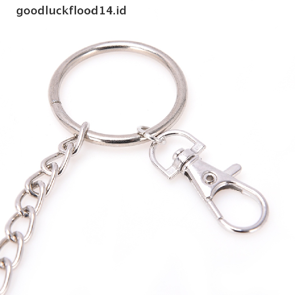 [OOID] Extra Long Strong Metal Hipster Jean Belt Keychain Ring Clip Key Chain Punk ID