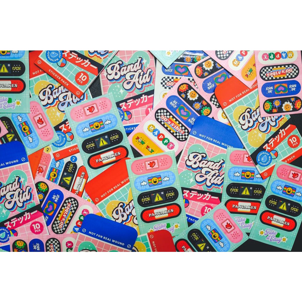 

MAD CLUB Band Aid Sticker Pack/ Stiker Die Cut