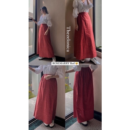 Zelonica ROSEMARRY Skirt A-line Katun Jepang