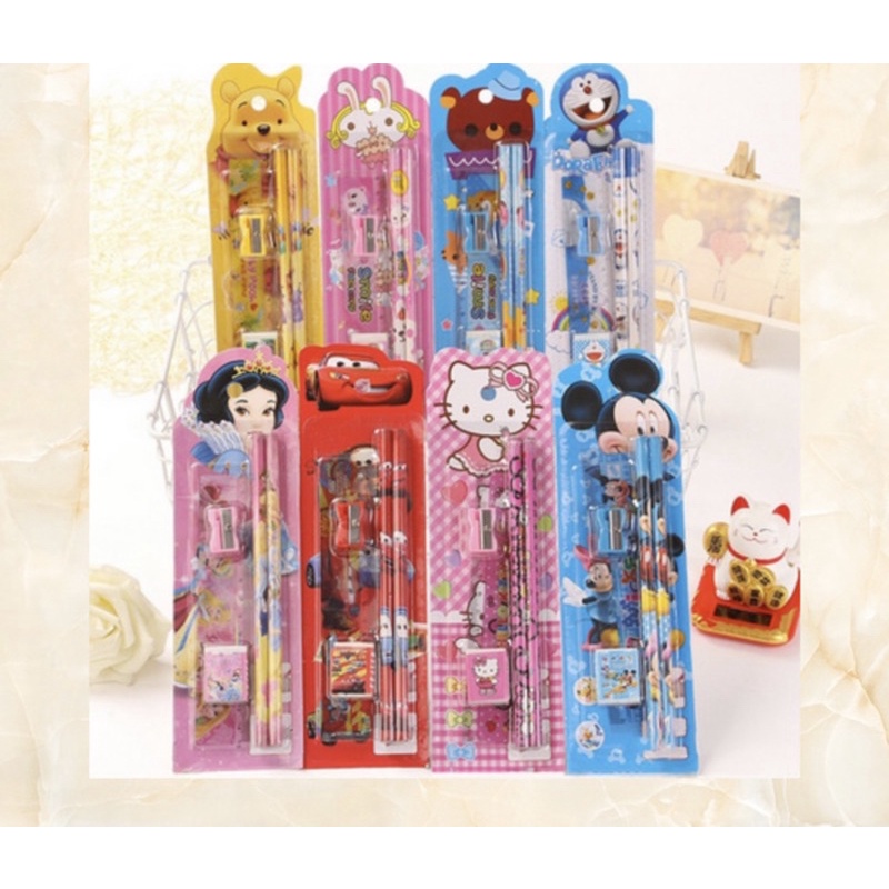 

MINI STATIONERY SET ALAT TULIS SEKOLAH 5 in 1 KARAKTER