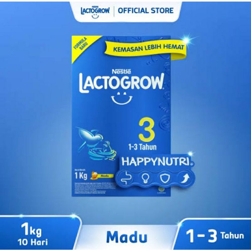 Susu Lactogrow 3 Madu 1kg