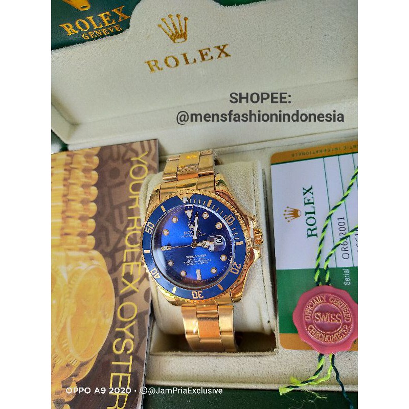 Jam pria cowok rolex submariner cod/ bayar ditempat