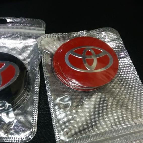 Stiker / Sticker Dop Velg Toyota Sienta Terbaru
