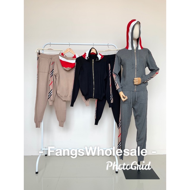 FW SET92A3 Setelan Rajut Burberry SUPER PREMIUM Import