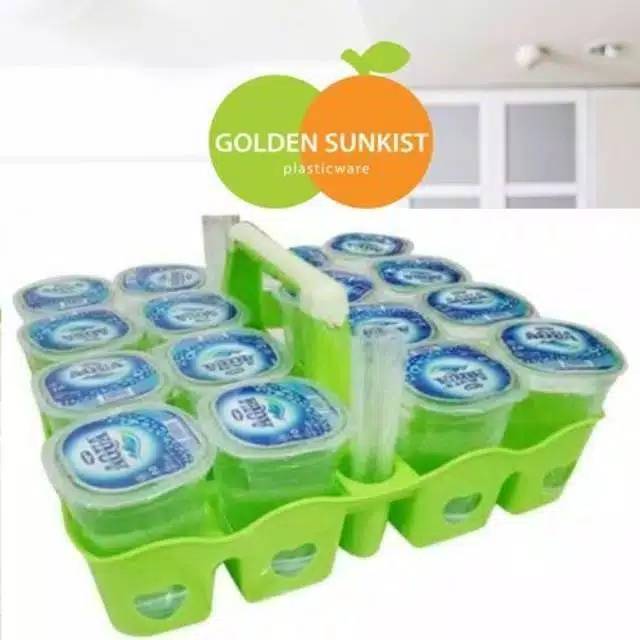 Tempat Aqua 16 cup Golden Sunkist Murah