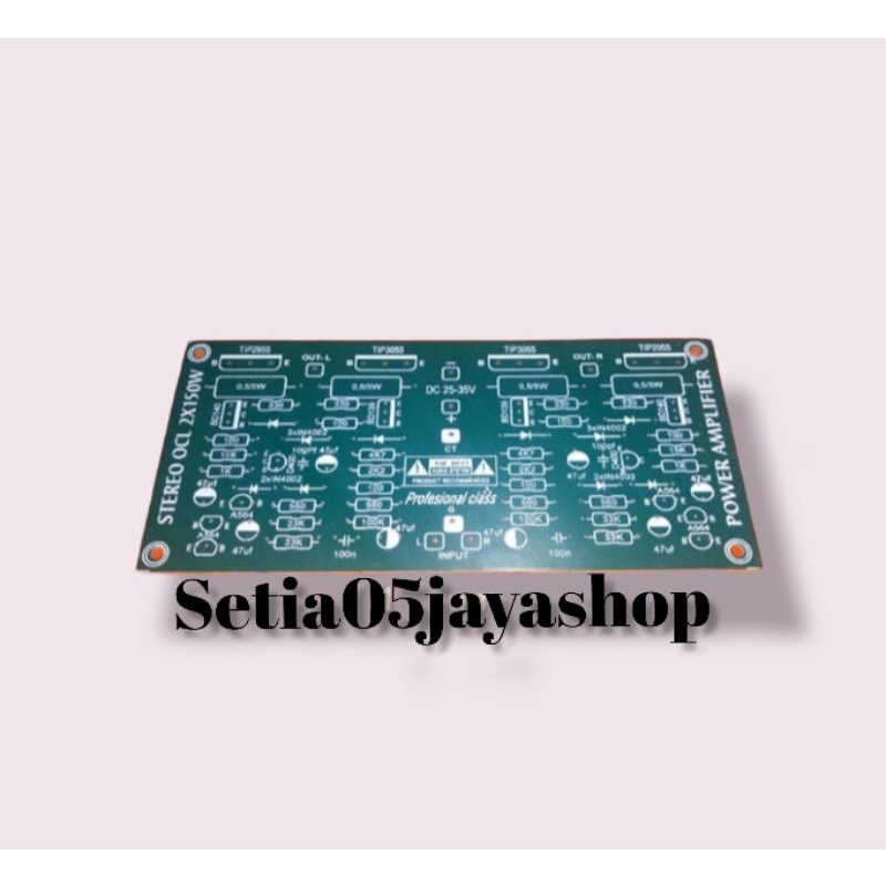 Jual pcb power amplifier ocl 150 wat stereo Indonesia|Shopee Indonesia