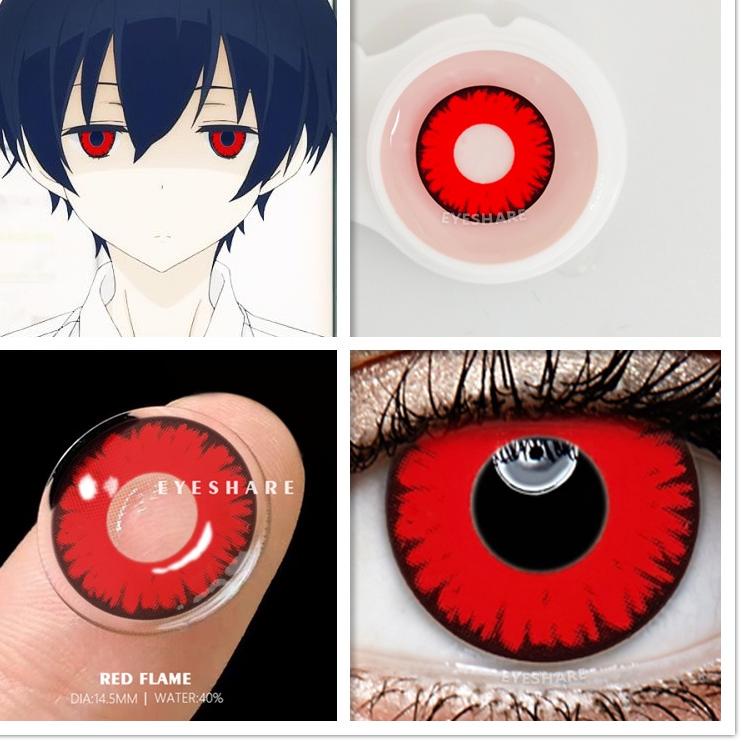 Murah Terkeren ♥♥softlens mata naruto softlens x2 normal lensa mata sharingan cosplay anime kakashi 