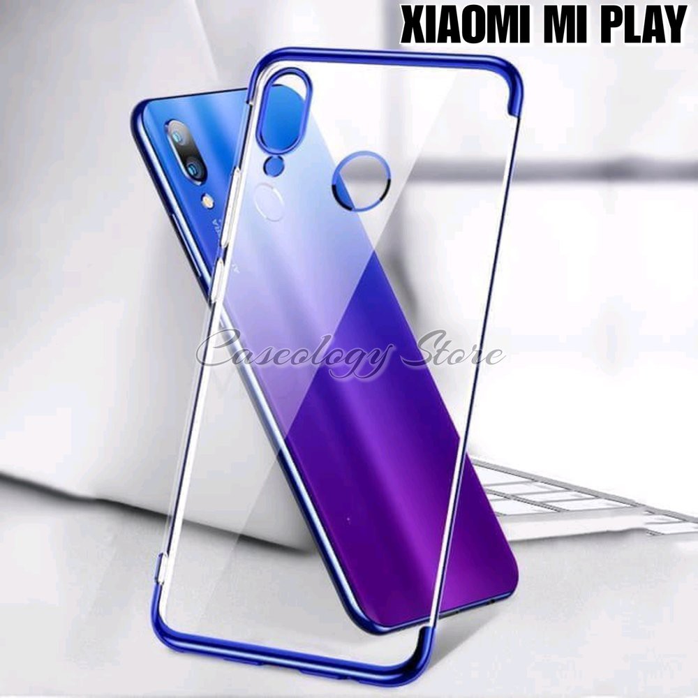 Langsung Order XIAOMI MI PLAY PREMIUM ULTRA SOFT SHINING ELECTRO CASE MI PLAY CASING MI PLAY Murah