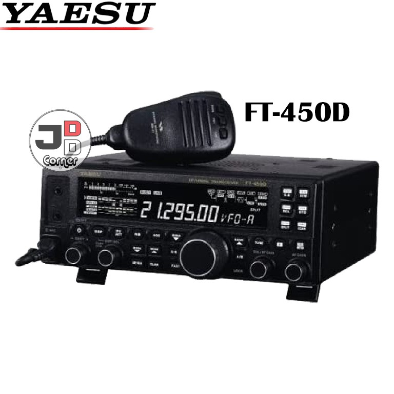SSB Yaesu FT-450D Compact Radio HF 100W Antenna Tuner ORIGINAL Baru FT450D FT450 Base Station